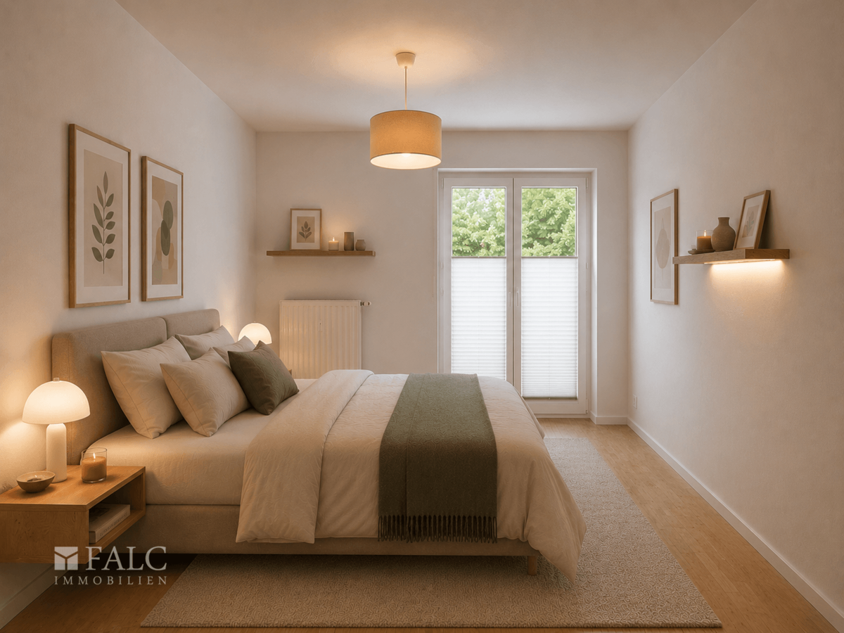 Einrichtungsbeispiel Schlafzimmer
