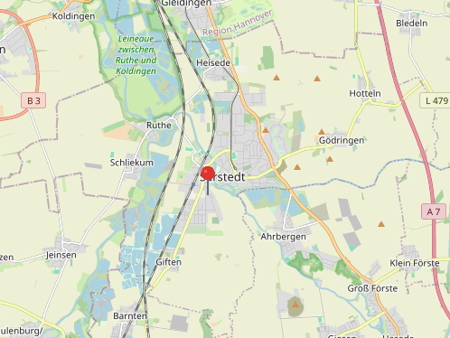 Lage in Sarstedt