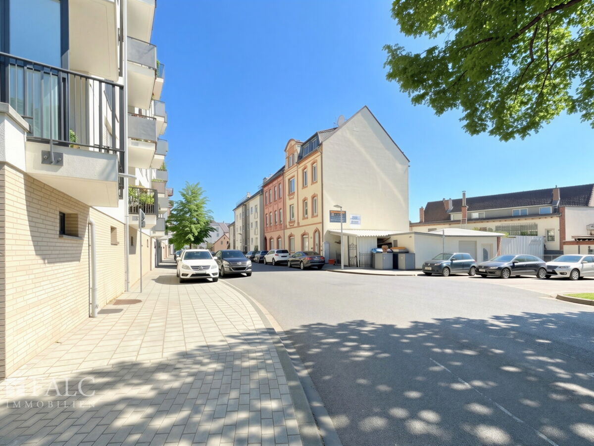 Straßenansicht Grundstück I KI generiert