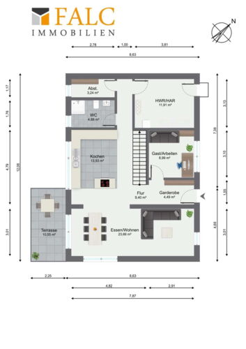 Grundriss Erdgeschoss