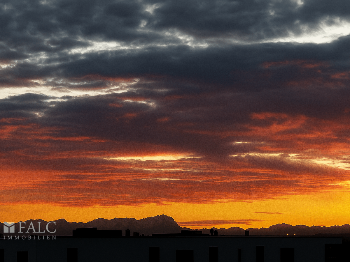 Blick Zugspitze