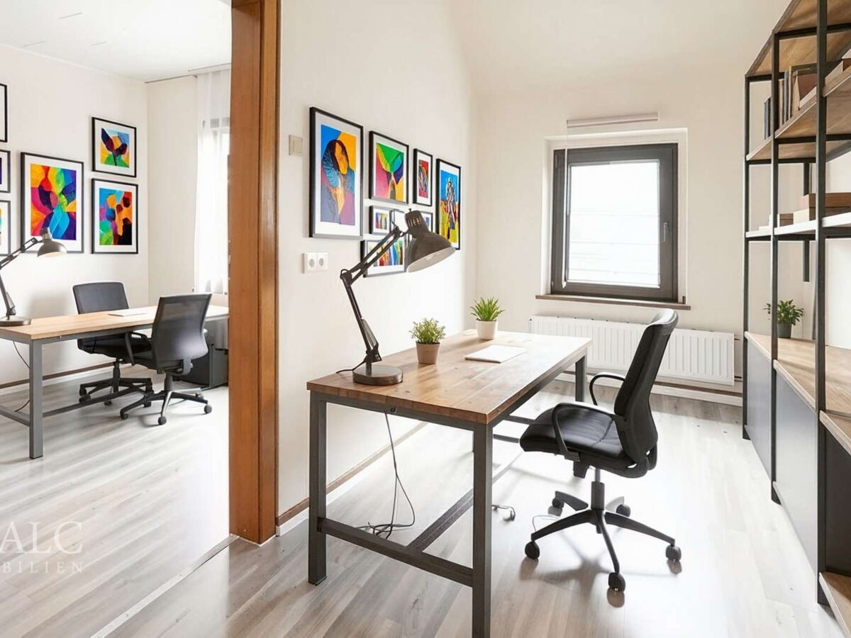 DG Büro - Einzelbüro, Industriell - (KI generiert)