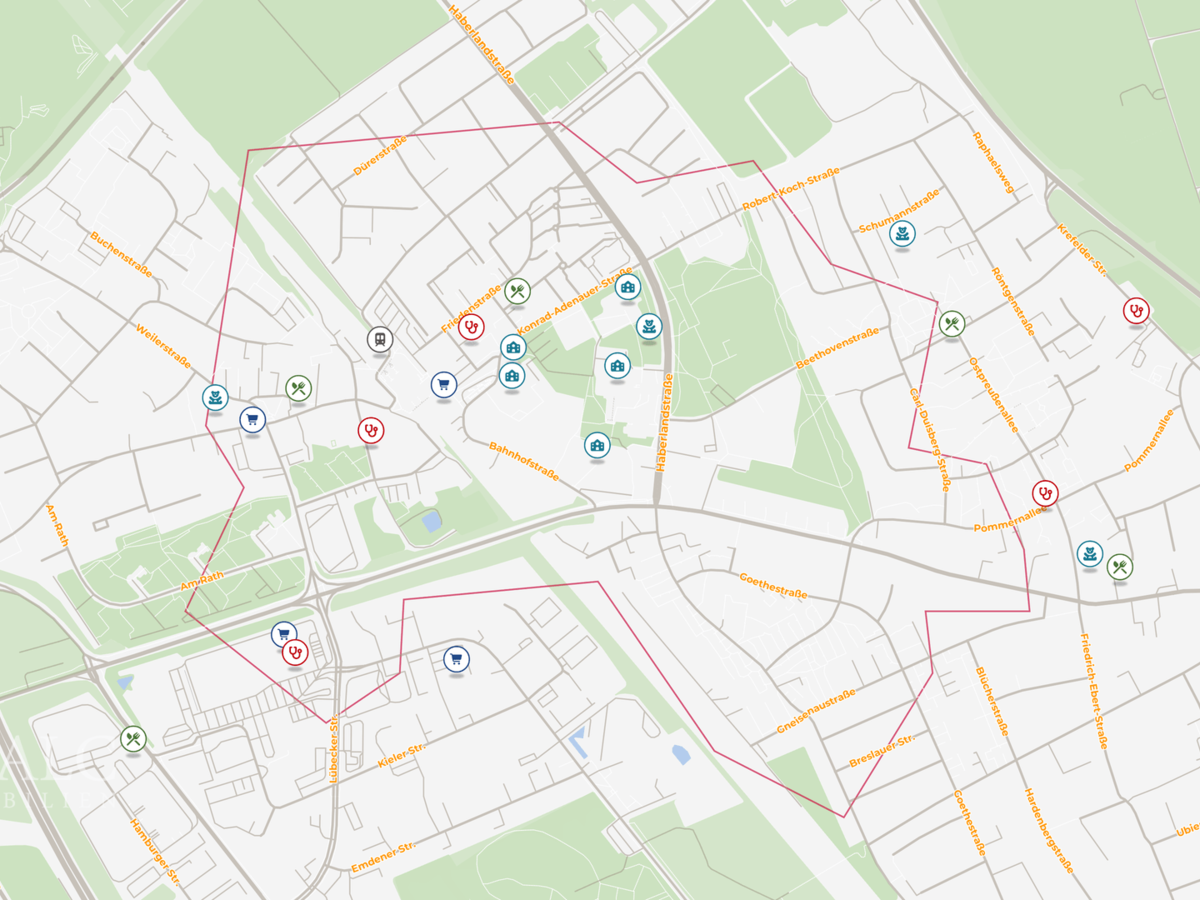 Lageplan (Mikro)