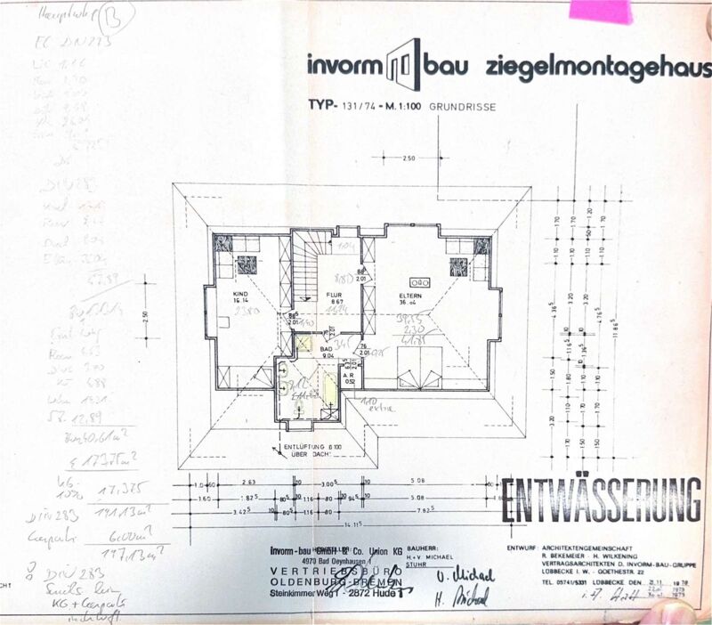 Grundriss Dachgeschoss