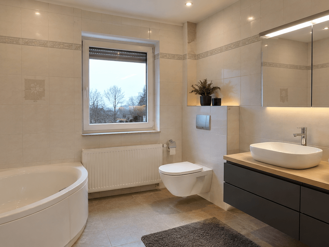 Badezimmer EG. Beispiel