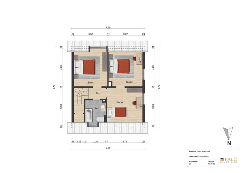 Grundriss Dachgeschoss