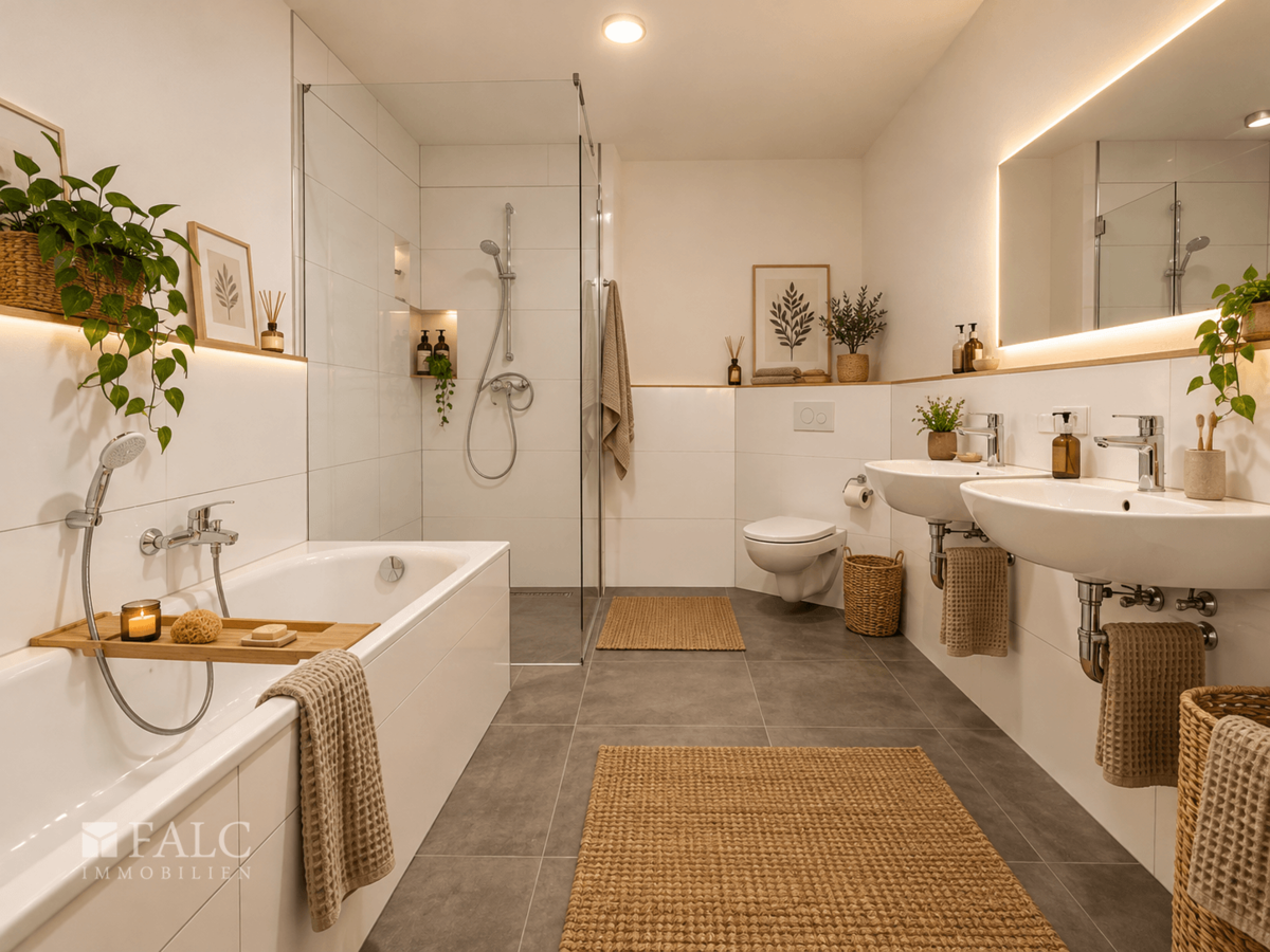Badezimmer KI Home Staging