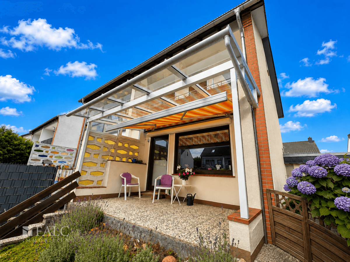 Terrassenüberdachung mit Markise