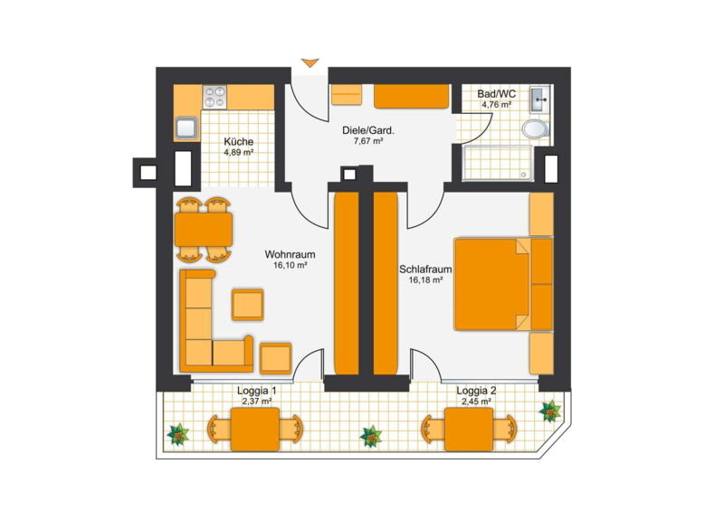 Grundriss- Wohnung 32 (2)