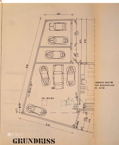 Grundriss Garage