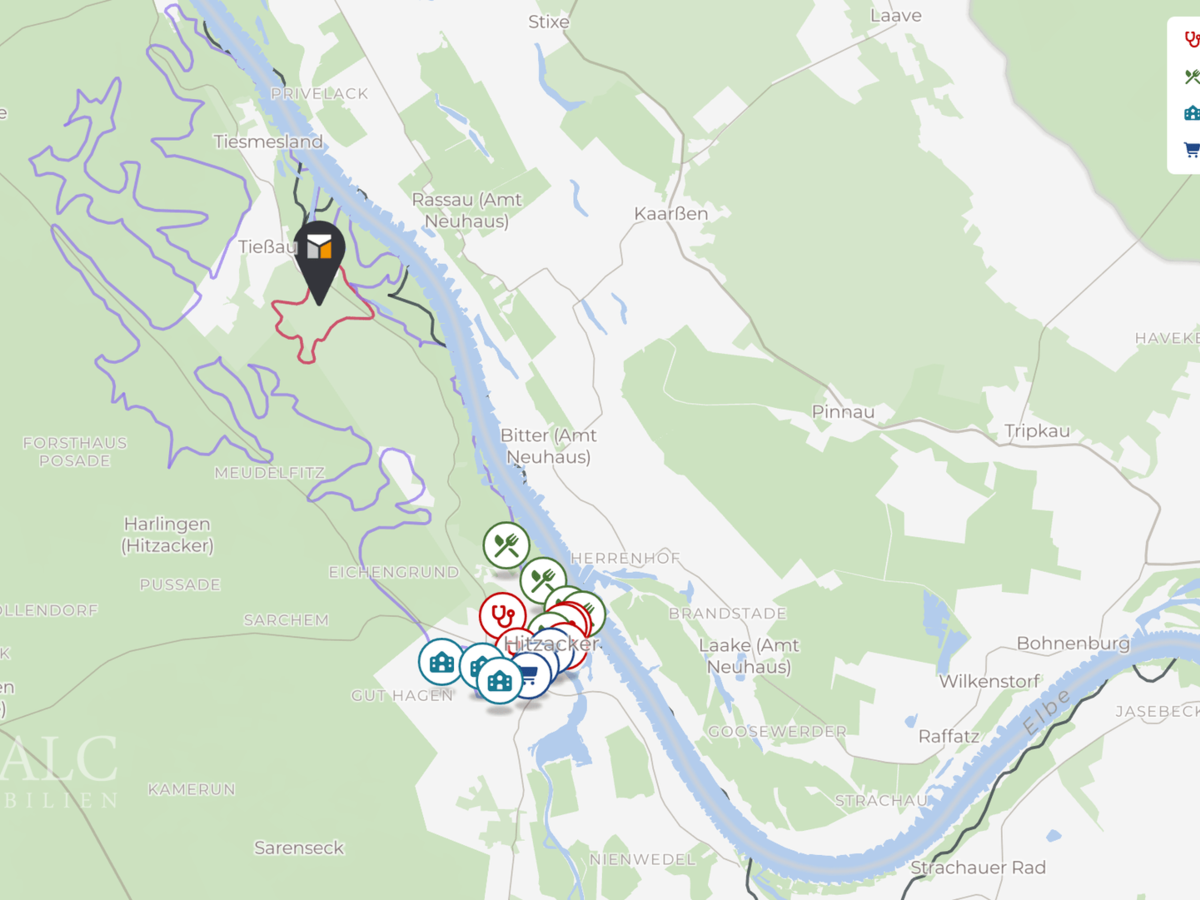 Lageplan Microlage