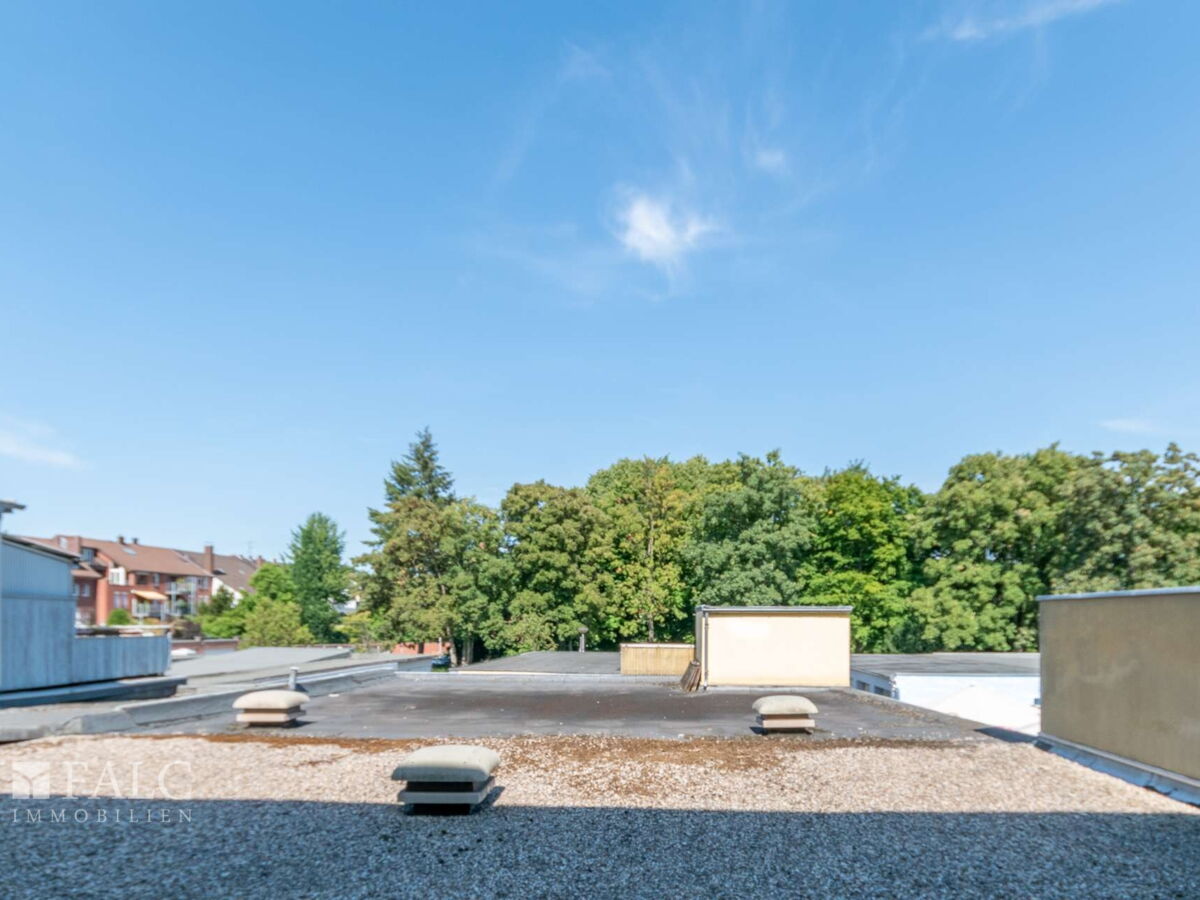 Blick vom Balkon