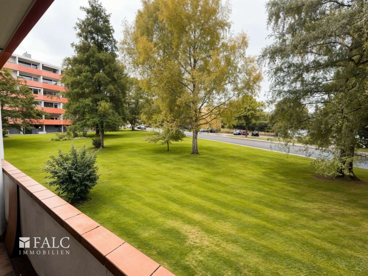 Blick vom Balkon