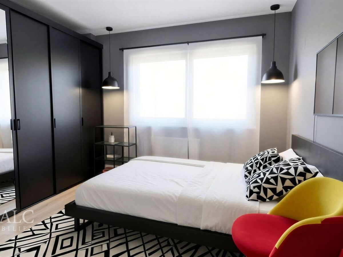 Schlafzimmer (digital möbliert)
