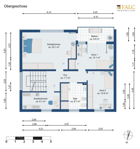 Grundriss Obergeschoss