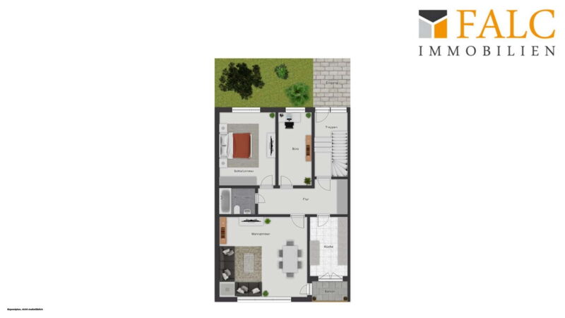 Erdgeschoss + 1. Etage