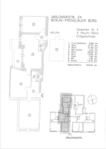 Grundriss Einheit 1