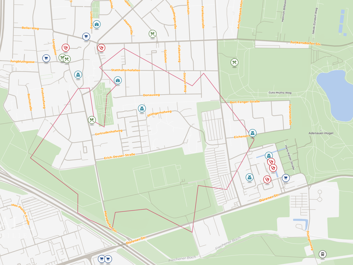 Lageplan (Mikro)