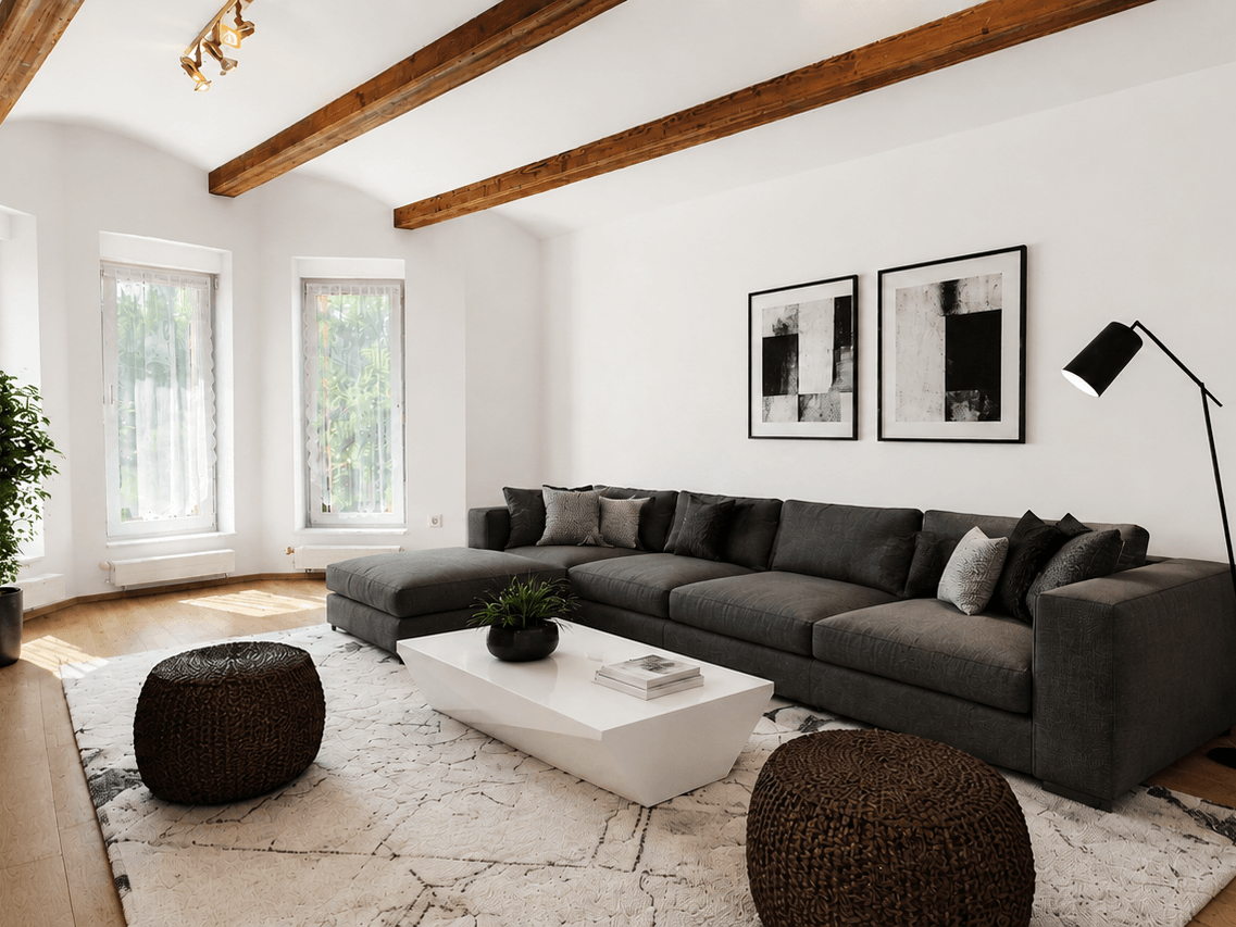 Wohnzimmer visualisiert 