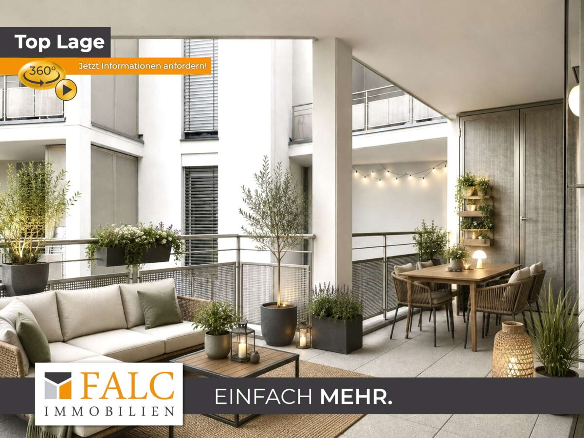 Balkon KI Home Staging