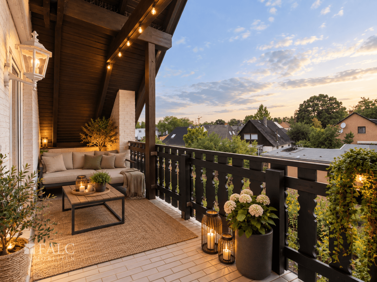 Balkon virtualisiert
