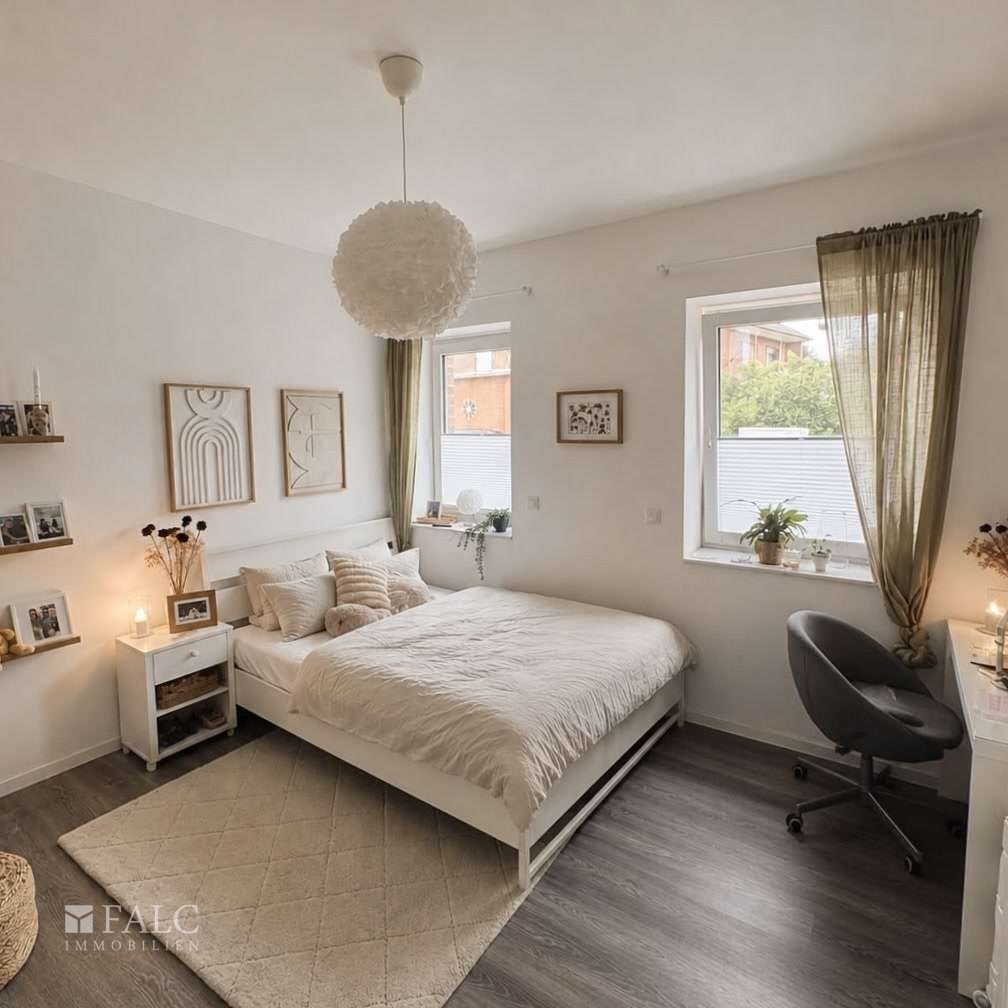 Dreizimmerwohnung im Erdgeschoss mit Loggia und kleinen Garten - Photo 1